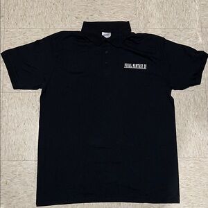 Black Final Fantasy XV Polo Shirt